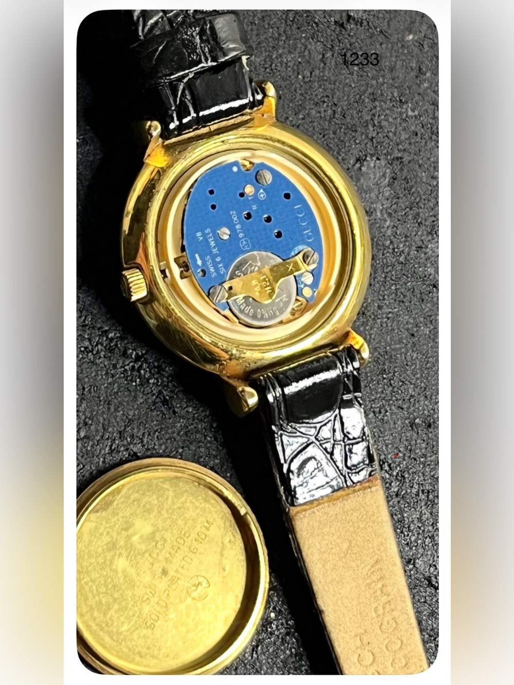 Gucci 5300L gold plated mother of pearl ladies watch - Picture 15 of 15